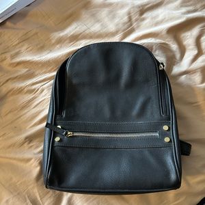 Faux Leather Backpack